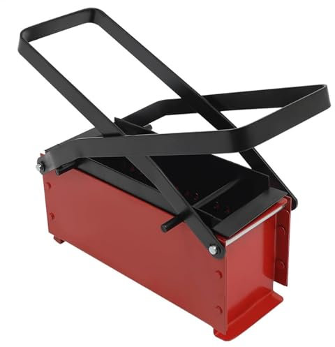 Bricchetti di carta, in acciaio al carbonio, macchina manuale per la produzione di mattoncini di carta, macchina per la produzione di carta straccia, macchina manuale per giornali, per interni ed