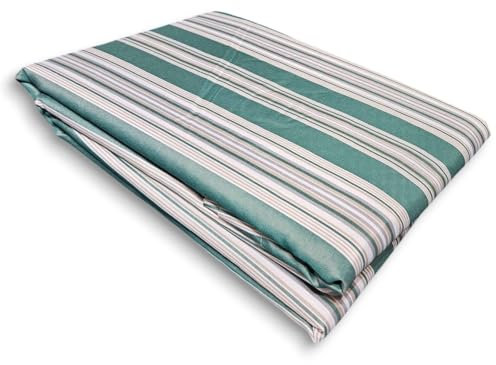 GARGIX TENDA DA SOLE CON ANELLI RESISTENTE ESTERNI BALCONE VERANDA GIARDINO (VERDE, 300X300 CM)