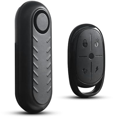 Wengart Alarme de vélo 100 dB antivol sans fil avec détecteur de mouvement pour moto, vélo, alarme de sécurité étanche avec télécommande