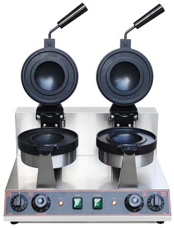 UFO Burger Machine, UFO Hamburger Press, Commercial Ice Cream Hamburger Toaster Machine, 50-300℃ Non-stick Pan, Double-Sided Heating, 5-Minute Timer, 220V
