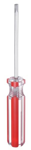 QUARKZMAN Cacciavite A Quadro aimanté 75mm/3 Lunghezza SQ2 3.0mm Acciaio Al Carbonio 4 Punte Cacciavite Con Impugnatura Antiscivolo Per Riparazione E Miglioramento Elettrodomestici Rosso
