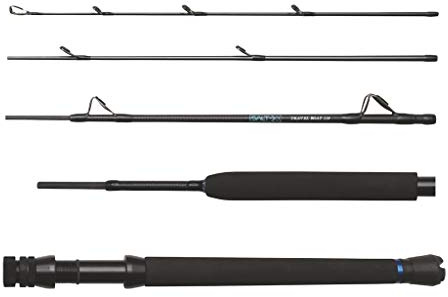 DAM Salt-X Travel Boat, Länge 2,10m, Vier Modelle mit Testkurven von 12lb - 50lb, SeaGuide Komponenten, Transportlänge 48cm, 5-teilig (2,10m - 30lb)