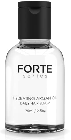 Alex Costa Hydrating Argan Oil Daily Hair Serum by Forte Series Sulfate Free Argan Hair Oil for Men Hair Serum for Dry Damaged Hair, for Styling Hair (75 ml / 2.5 oz)