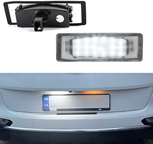 njssjd Éclairage Plaque d'immatriculation LED pour Kia Sportage Proceed GT | Lot de 2 Feu de Plaque Immatriculation Arrière Blanc Auto pour Kia Sportage 2015-2020 Proceed GT 2019-2021 Plug Play Canbus