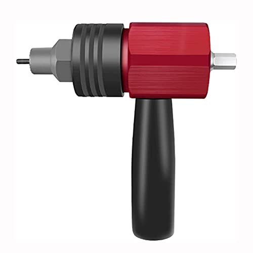 DINGFAN Électrique Rivet Écrou Pistolet Adaptateur Professionnel Outils Électriques M3 M4 M5 M6 M8 Insert Automatique Fileté Rivetage Insert Écrou,con Poignée Antidérapante