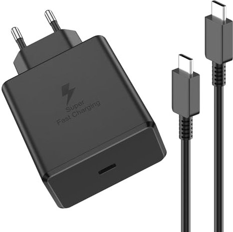 Newding Caricabatterie 45W USB-C Compatibile con Samsung Galaxy S25 Ultra/S24 Ultra/S23 Ultra/S22 Ultra/S20 Ultra, Tab S10/Tab S9/Tab S8, EP-T4511 Originale Sostituire, Carica Batteria Ricarica Rapida
