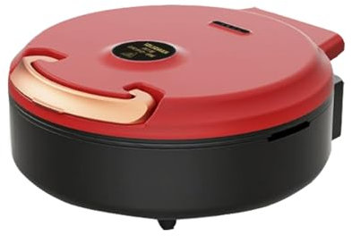 OZMDXKJ Pizza Maker, Electric Pizza Oven Indoor Portable, 1600W, 180° Open Indoor Grill, Cool-touch Handle Non-Stick plates Pizza oven & Calzone Maker, for Home or School