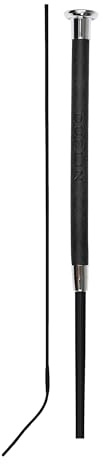 Dublin Fancy Stitch Leather Dressage Whip, Black, 43