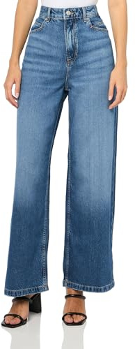 BOSS, Marlene Wide Leg High Rise Jean, Sapphire Blue, 2630