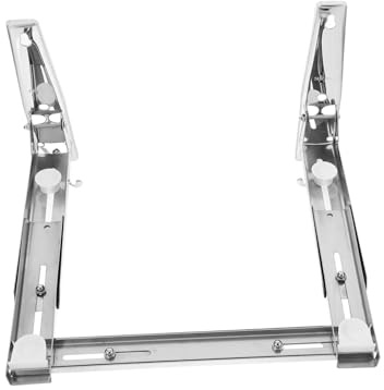 VALICLUD 100lbs Marco Microondas De Acero Inoxidable Soporte De Pared Kit Montaje Estante Carne Rejilla