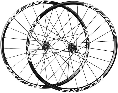 KUNYOS Straßenrad Radset Fahrradräder, Mountainbike-Felgen, Geeignet Für 7 8 9 10 11-Gang Kassette Scheibenbremsräder, Ultraleichte Kohlenstofffaser-Rohrnaben,Schwarz,29inch