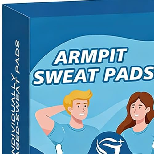 Svettavvisande dynor under armarna - ultratunt dolt snitt, kärna med hög absorption, mjuk mot huden, säkert grepp under plagget | för sport