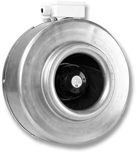 HIT160 d'Hydor - Ventilateur centrifuge en ligne diamètre 160 mm - 64 W - 500 m3/h - code CTR00003-3 vitesses