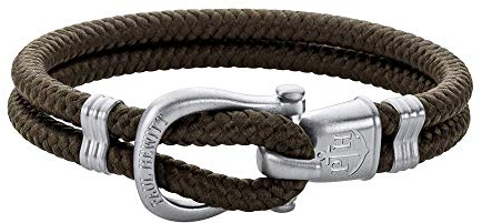 PAUL HEWITT Herren-Armband PHINITY Nylon Xxl, Dunkelbraun 32010551