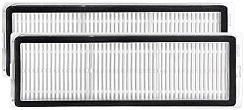 2x Filtres de remplacement Dreame pour aspirateurs robot D9 Max/D9Max White/D9/L10 Pro/D9 Pro/D10s/D10s Pro/F9Pro, facile à changer et à nettoyer, améliore la qualité du nettoyage, Original Dreame