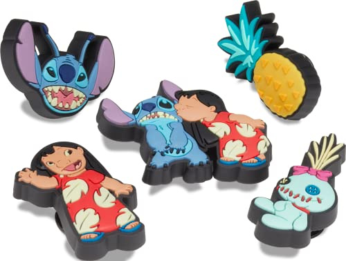 Crocs Disney's Lilo & Stitch Schuhanhänger, Unisex, Cher Clueless 5er-Pack, Einheitsgröße, Cher Clueless 5er-Pack, Einheitsgröße