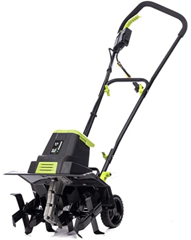 Earthwise Power Tools by ALM TC70016EW 13.5-Amp 16-Inch Electric Garden Tiller Cultivator, Fixed Tines, Black