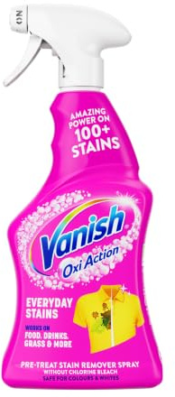Vanish - Oxi Action - Spray multimanchas para prendas y telas con glaseado - Spray pretratamiento de 500 ml sin cloro (1 x 500 ml)