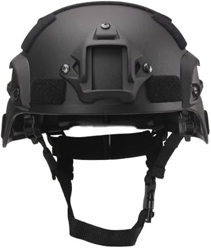 MICH 2000Airsoft Tactical Helmet,Ear Protection, Front NVG Mount and Side Rail Outdoor Sports Hunting Shooting Paintball Equipment