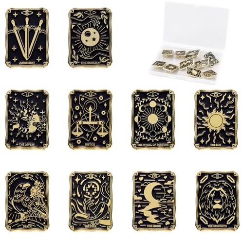 HICOHAND Set di spille, aghi smaltati, cartone animato, decorazione per la vita quotidiana, spilla in smalto neutro, decorazione per abbigliamento per bambini e donne, Plastica