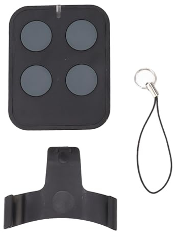 Garagentoröffner-Fernbedienung, Sichere Stabile Signalübertragung, 4-Tasten-Fernbedienung, Einfache Installation und Programmierung für Haushaltsgeräte, ABS-Material
