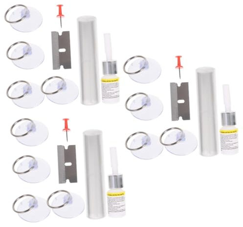 iplusmile 3sätze Auto Windschutzscheiben Reparaturset Diy Glas Reparatur Kit Für Risse Und Kratzer Leicht Und Tragbar Effektive Anwendung Zur Selbstreparatur Von Autoscheiben Inklusive