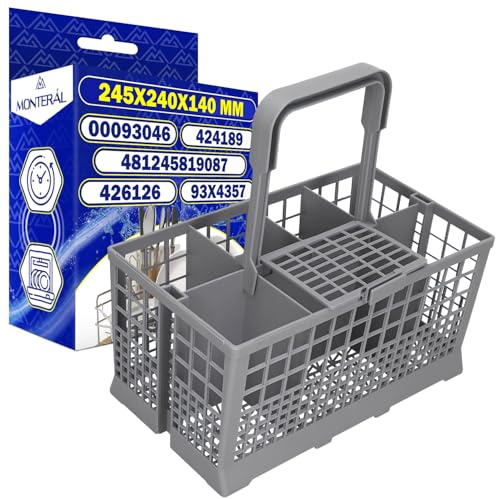 Panier Couvert Lave Vaisselle avec le Code Original 00093046 pour Bosch pour Balay pour Siemens pour Constructa pour Neff 424189 pour Teka 481245819087 pour Whirlpool – Garantie de 10 Ans - MONTERAL