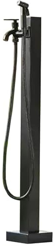 Nero Fontana da Giardino Esterno Moderna Fontanelle da Giardino Acciaio Inossidabile Rubinetti da Esterno Fontane da Giardino - 95cm