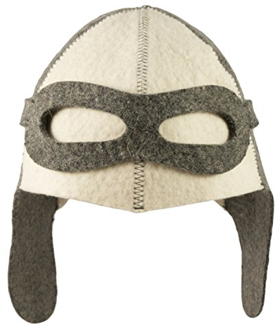 Saunahut - Modell Pilot - 100% Wollfilz - Saunamütze aus Filz für Damen und Herren