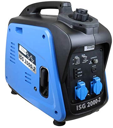 GÜDE ISG 2000-2 - Generatore di corrente/gruppo elettrogeno 4 tempi inverter, 2000W