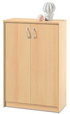 möbelando Kommode Beistellschrank Anrichte Standschrank Holzkommode Schrank Olli II Buche