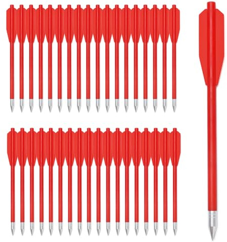 ELONG OUTDOOR Mini Pernos de Ballesta, Flechas de Objetivo de 50-80lb, Pistola de Tiro con Arco, Dardos de Caza de Pesca, Puntas de Acero de 6,3, práctica de puntería de Caza