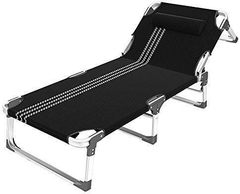 FUFU Deckchairs Folding Camping Bett, Faltbare im Freien bewegliche Militär Bett for Indoor- und Outdoor-Nutzer, Reise, Basislager, Wandern, Klettern, bis zu 440 Lbs Klappbar (Color : Ordinary)