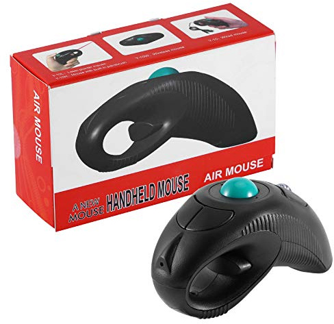 Chunyang Digital 2.4GHz Wireless Wireless Handheld Ergonomique Design Souris Souris Souris de Souris Optique Trackball Souris Doigts à l'aide d'une Balle de Piste Optique