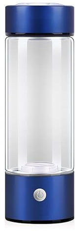 TOTITOM Taza de agua portátil rica en hidrógeno, carga USB, purificador de agua de hidrógeno rico, botella de vidrio con filtro de filtro portátil Lonizer, botella de agua de hidrógeno, taza de salud