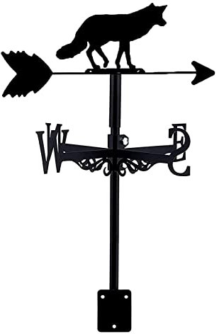 RKYRRKI Girouette Sanglier avec Montage sur Toit girouette décorations de Jardin girouette en Acier Inoxydable pour extérieur Ferme Cour Montage décor de Cour