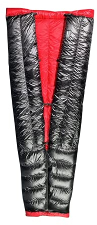 Jolmo Lander ULTRAlight Steppdecke für Rucksackreisen, Gänsedaunen, Schlafsack, Camping, Daunendecke, Outdoor, Daunendecke, Steppdecke, 800 fp Q400 (Schwarz/Groß)
