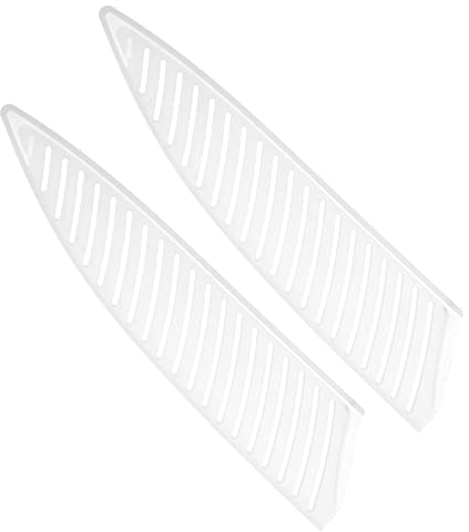 PATIKIL 2 Stück 220x46x2mm Messerschutzhülle für 203mm/8 Messer Klinge, Universal Messerscheide aus PP Kunststoff Klingenschutz Messerhülle für Kochmesser Küchenmesser Set, Weiß