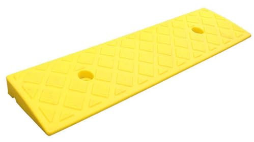 AZHANGYB Rampe de Seuil de Pont, Rampe de Chargement, Rampe de Porte Rampe de Trottoir Scooter Chariot Fauteuils Roulants Déambulateurs Caoutchouc (A 50x13x3cm)