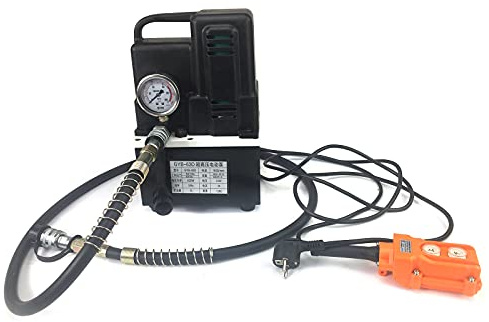 KEESUNG Elektrische Hydraulikpumpe, 1200W 700Bar Elektrohydraulikpumpe mit Magnet-Ventil Hydraulikaggregat Hydraulikmotor Pumpe Hydraulische Fußpumpe
