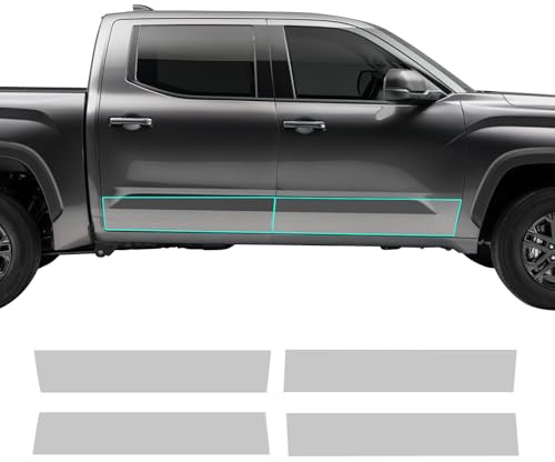 FDAIUN PPF Lámina protectora de pintura para Toyota Tundra 2022 2023 2024 TPU PPF lámina protectora transparente accesorios (puerta inferior 4 unidades)
