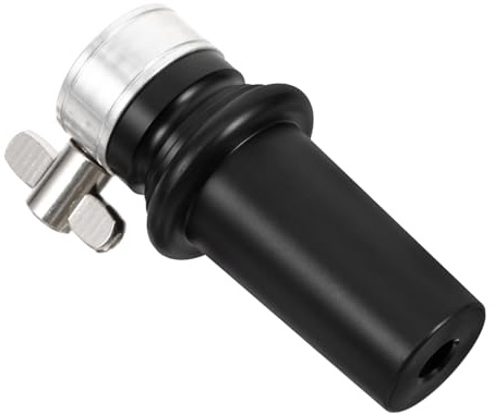 TOPPERFUN Cello Endstiftspitze aus Gummi und Edelstahl Rutschfest Schwarz Instrumentenschutz für Cello und Streichinstrumente