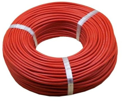 Canalina for cavi elettrici Solido 5 metri 10 metri Cavo elettrico morbido 7AWG a 22AWG Cavo for clip for batteria 24AWG 28AWG Connettore in silicone resistente alle alte temperature (Colore: 10 metri