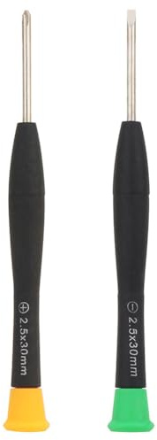 Ensemble de tournevis de précision à tête plate fendue de 2,5 mm et tournevis cruciforme pour appareils électroménagers