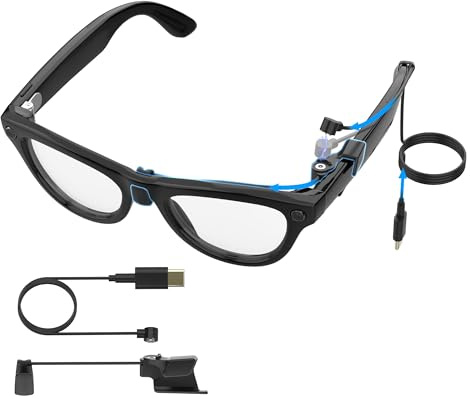 HIBLOKS - Magnetic Charging Cable for Ray-Ban Meta Gen 2/1 and Oakley Meta | Fast Charging USB-C Cable for Meta Wayfarer/Skyler/Headliner Gen 2/1, Works with Power Banks