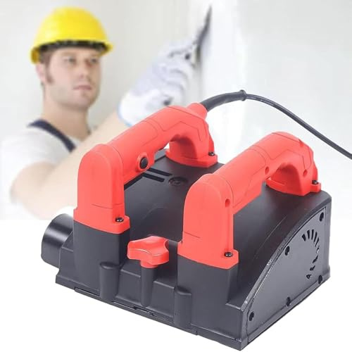 Electric Wall Planer Handheld Power Planer Wall Machine Planing Depth 1-4mm, 1680W, for Drywall and Plaster with 26 Blades, for Wallpaper Paint Putty