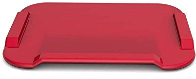 Ornamin Kleines Essbrettchen (Schneidbrett, Fixierbrett, Einhänderbrett), rot