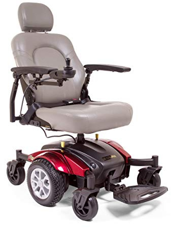 Mid-Wheel Drive Power Wheelchair for Mobility - Long Drive Range with Tight 19.5 inch Turning Radius- Electric Wheelchair Compass Sport GP605 by Golden Technologies