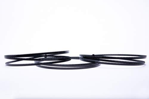 Encut, 3 lame per sega a nastro ad alte prestazioni, 1400 x 6 x 0,65 mm, 14 denti in acciaio per utensili per Einhell, Atika, ecc. Adatto per legno, compensato, alluminio, plastica, ecc.