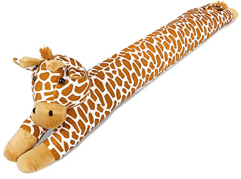 CERAYOU 91,4 cm robuster Zugluftstopper unter der Tür, niedliche Tierform, Tür- und Fenster-Zugluftschutz, um Energie zu sparen, dekorativer beschwerter Bodenisolierungsstopper, Lärm, Luft, Wind